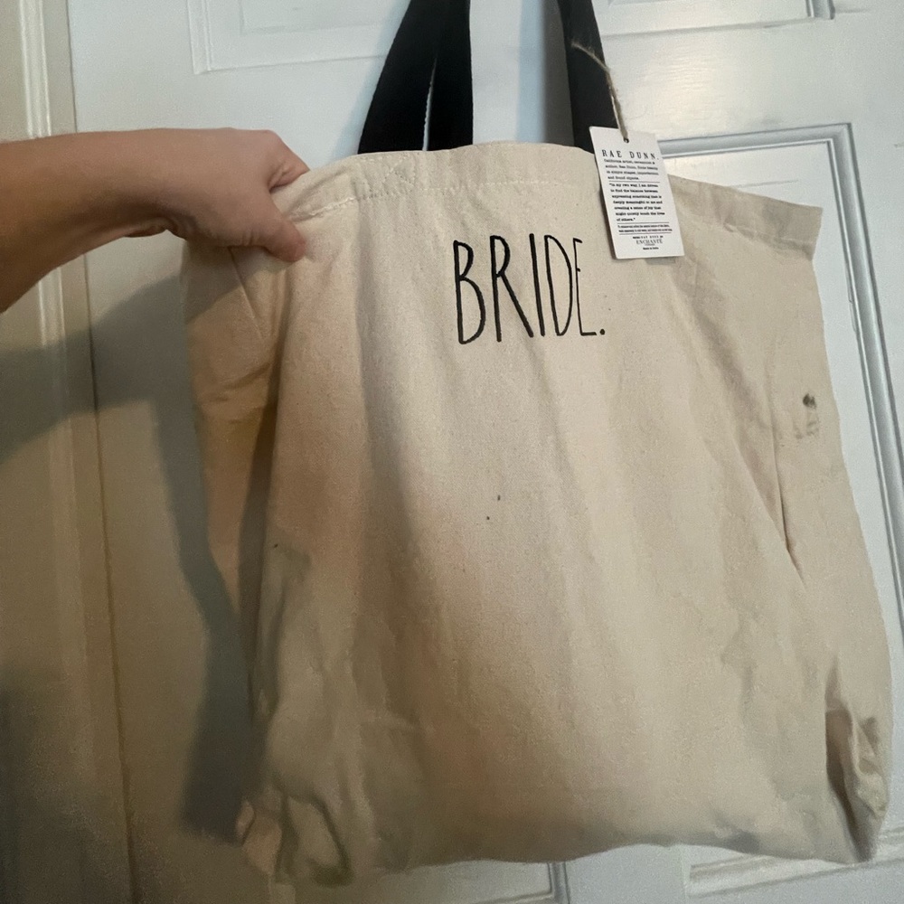 Rae Dunn Bride tote bag
